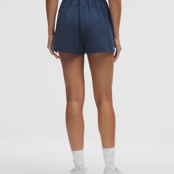 Lululemon jersey training super high rise short 2” blue twill size XXS - Picture 1 of 7